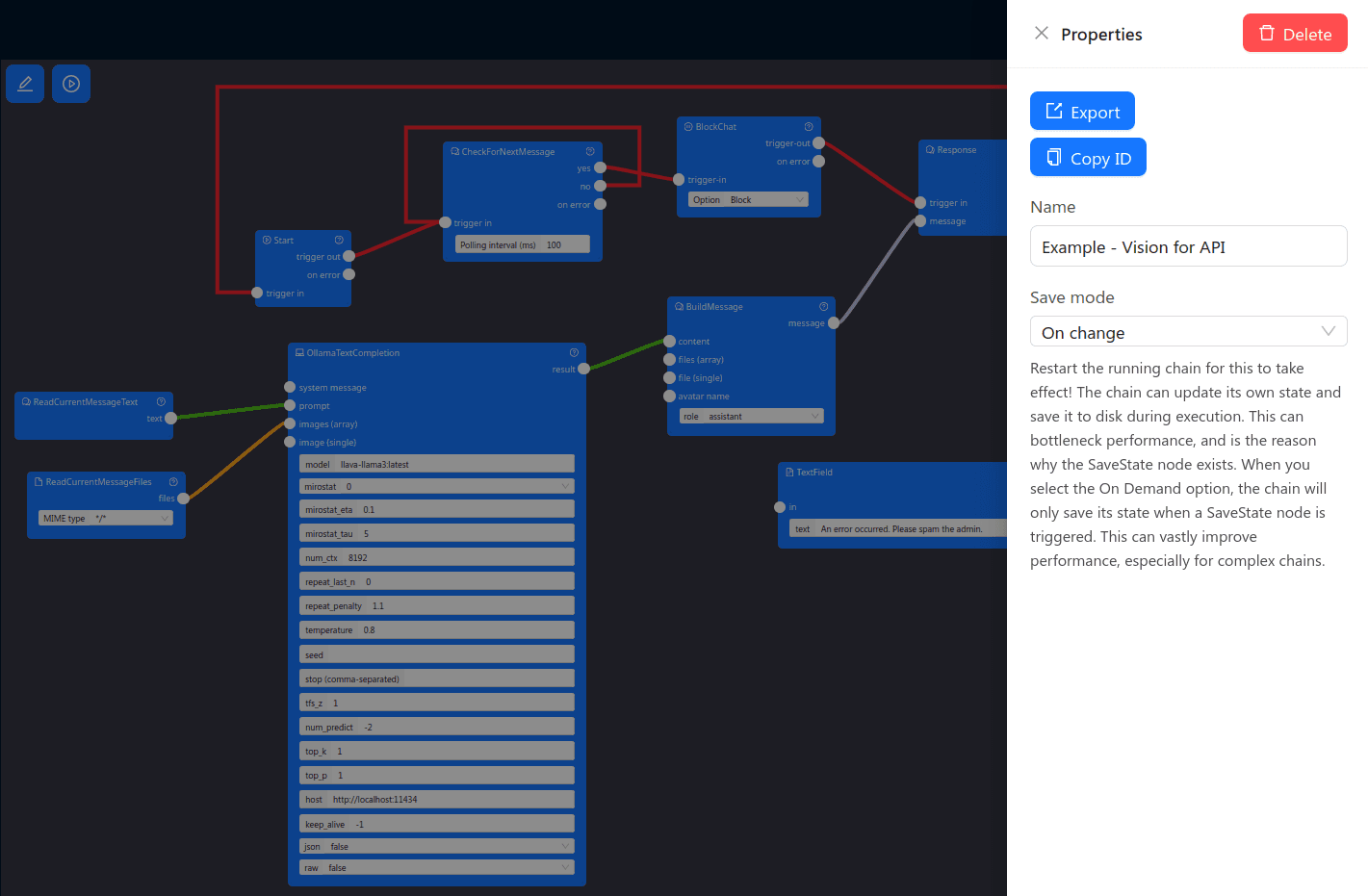 Chain properties