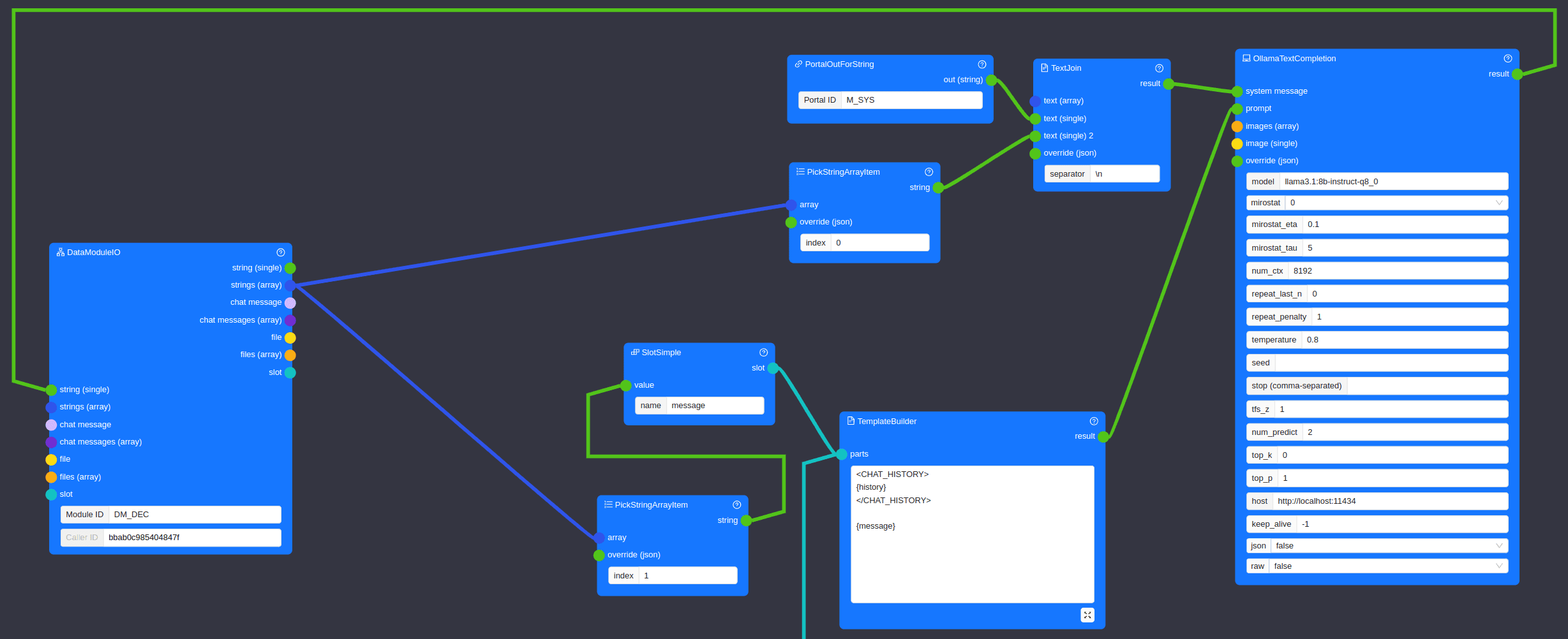 Screenshot - data module IO